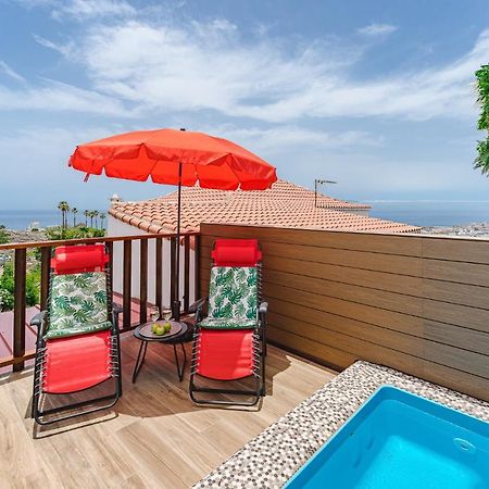 Bungalow Private Pool Bbq Air Conditioning Stunning Ocean View Costa Adeje  Kültér fotó