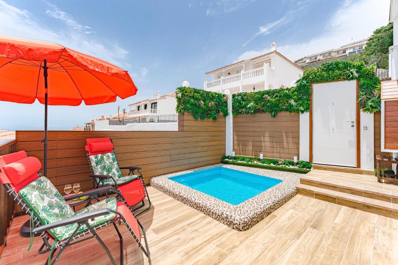 Bungalow Private Pool Bbq Air Conditioning Stunning Ocean View Costa Adeje  Kültér fotó