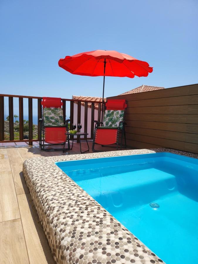Bungalow Private Pool Bbq Air Conditioning Stunning Ocean View Costa Adeje  Kültér fotó